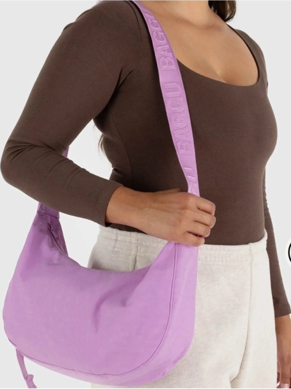 BAGGU peony medium crescent bag - Picture 7 of 8